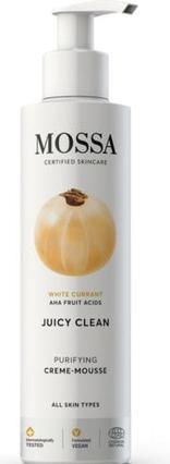 Actual product image Mossa Juicy Clean Cleansing Cream Mousse 190ml (Mousse, 190 ml)