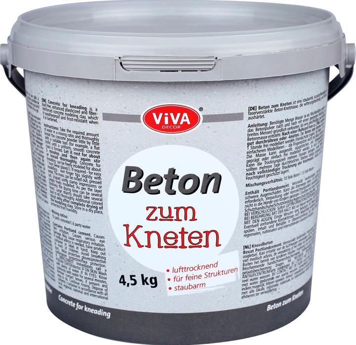 Produktbild Viva Decor Beton zum Kneten, 1,5 kg Eimer