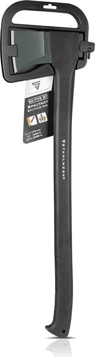 Actual product image Stahlwerk Axe Ca-775 St 775 mm Forestry Axe Made Of Carbon Steel With Fibreglass Handle