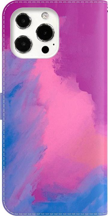 Image du produit Art iPhone 13 Pro Livre Etui avec porte-carte Pink Purple (Apple iPhone 13 Pro)