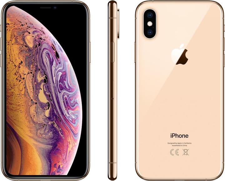 Apple iPhone XS (256 GB, Gold, 5.80", SIM + eSIM, 12 Mpx, 4G)