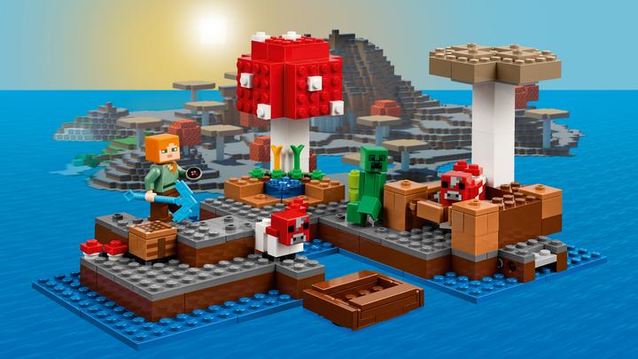 Actual product image LEGO The mushroom island (21129, LEGO Minecraft)