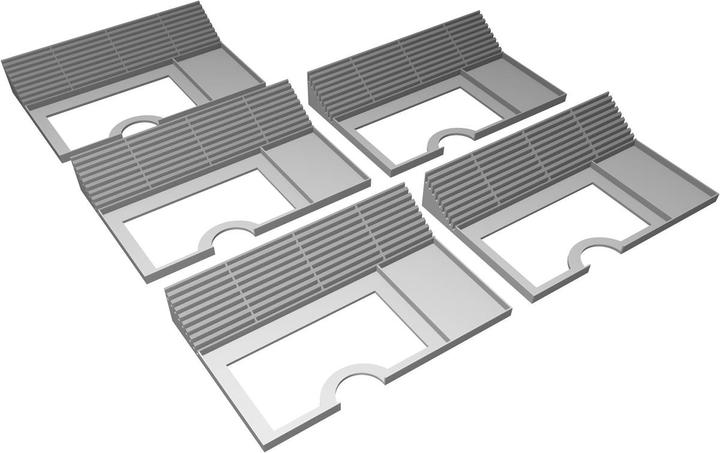 Actual product image Feldherr 3D04SET - Pack of 5 Player Dashboard for Mansions of Madness Second Edition (Plastic)