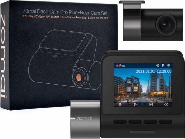 Image du produit 70mai a500s (Écran intégré, Microphone intégré, Vision nocturne, Récepteur GPS, QHD)