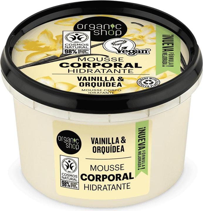 Image du produit Organic Shop Mousse corporelle à la vanille et à l'orchidée bio 250ml (250 ml)