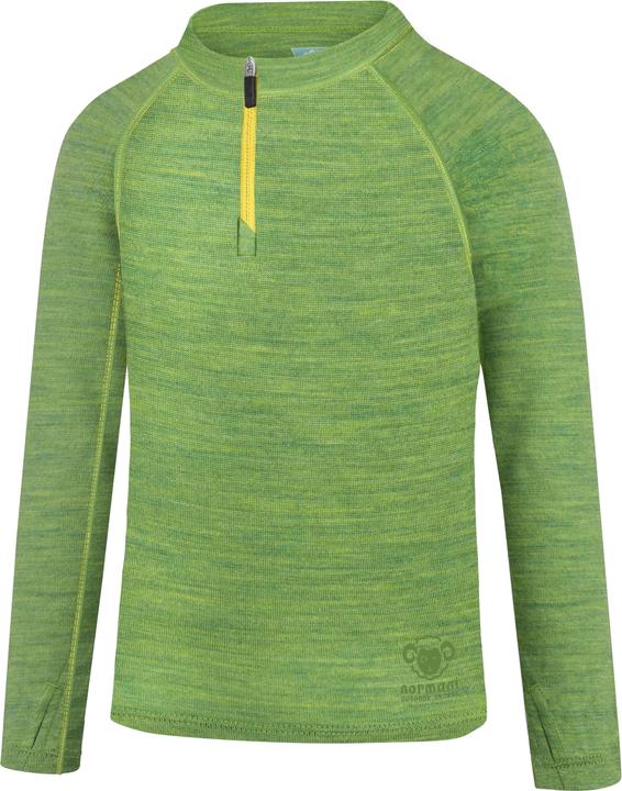 Immagine prodotto Normani Kinder Merino Langarm mit 1/4 Zipper „Nyapari“ - 9545 (170, 176)