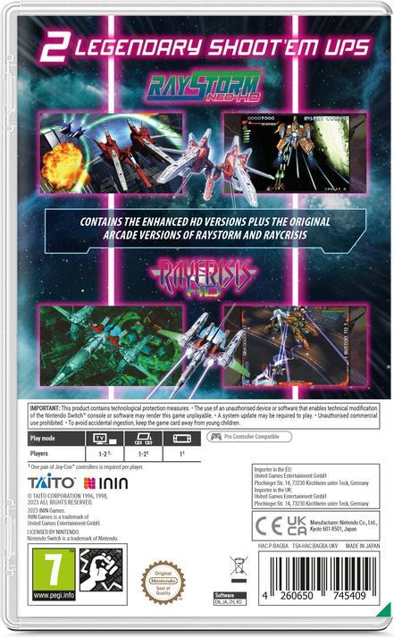 Image du produit ININ Games Collection Raystorm x Raycrisis HD (Switch, Switch Lite, Switch OLED, DE)
