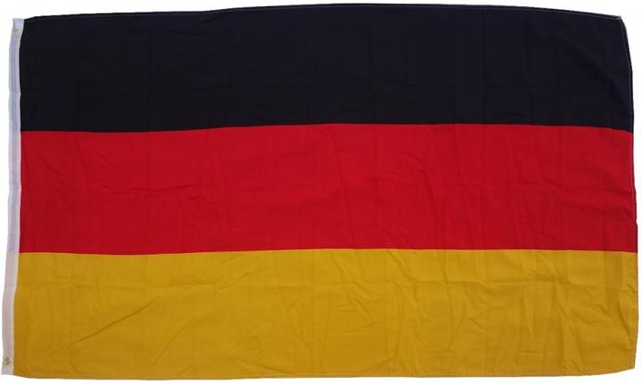 trends4cents Flagge Deutschland 90 x 150 cm Fahne mit 2 Ösen 100g/m² Stoffgewicht Hissflagge Mast