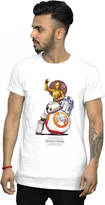 Image du produit Star Wars - T-shirt THE RISE OF SKYWALKER DROIDS ILLUSTRATION - Homme (M)