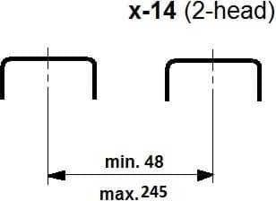 Immagine prodotto Grafcut Cucitrice a sella / cucitrice a blocco X-14