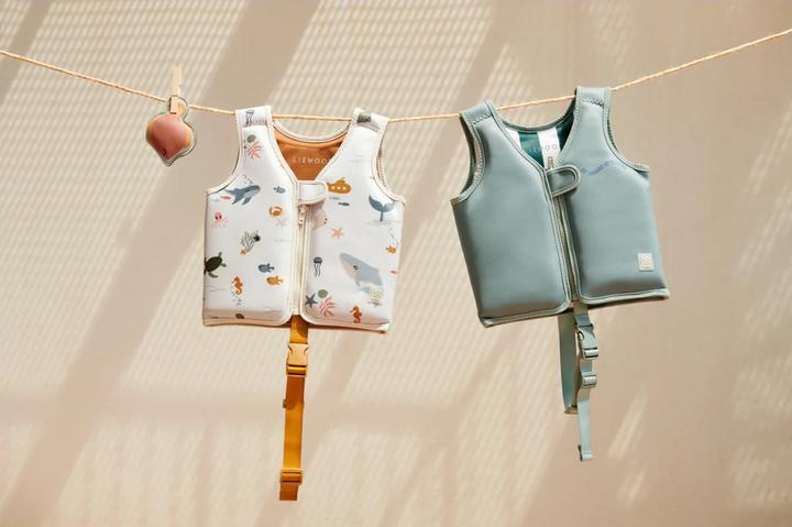 Image du produit Liewood Gilet de sauvetage Dove Sea Creature Sandy (15, 16, 17, 18, 19, 15 - 18 kg)