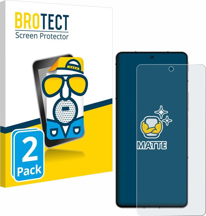 Actual product image BROTECT Anti-glare screen protector matt (2 Piece, ZTE Nubia Z50S Pro)