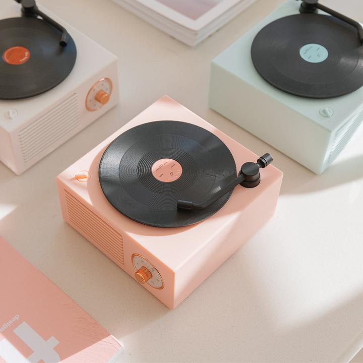 Image du produit PhoneLook Enceinte vintage Bluetooth vinyle rétro tourne-disque (Manuel)