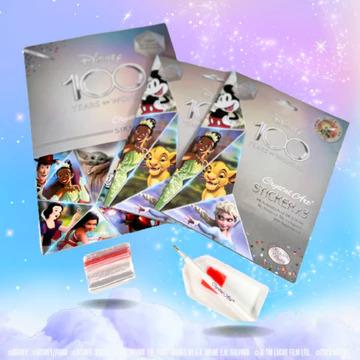 Actual product image Craft Buddy Crystal Art Disney 100 Sticker Album Starter Pack