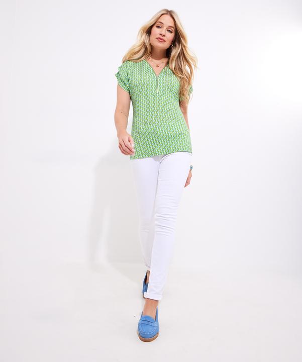 Produktbild Joe Browns Retro Geo Print Zip Neck Top (42)