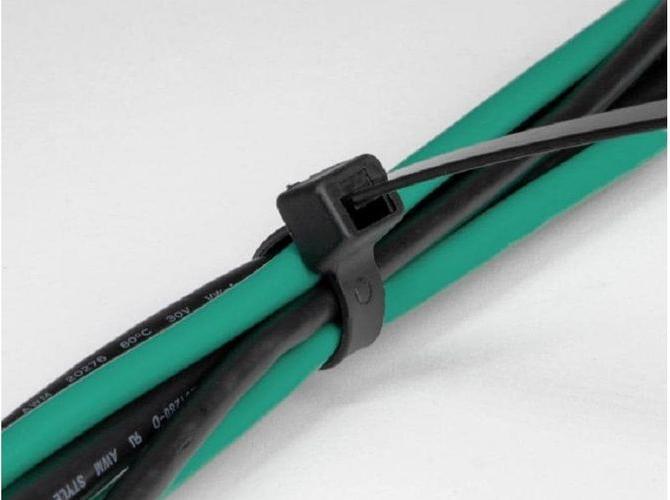 Actual product image Delock Cable tie UV-resistant L 920 x W 9.0 mm black 10 pieces (Plastic cable ties, 920 mm, 10 pcs.)