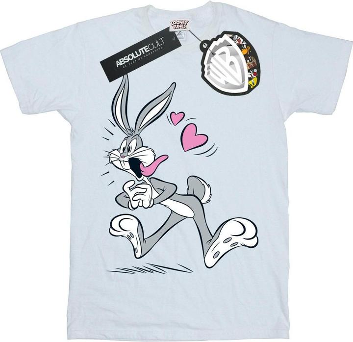 Actual product image Looney Tunes Girls Bugs Bunny In Love Cotton T-Shirt (140, 146)
