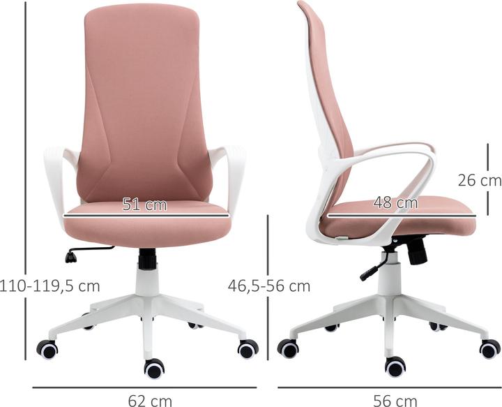 Immagine prodotto Vinsetto Sedia da ufficio con funzione di dondolo