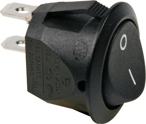 Produktbild Velleman Black Rocker Switch Button 1P Spst Off-On