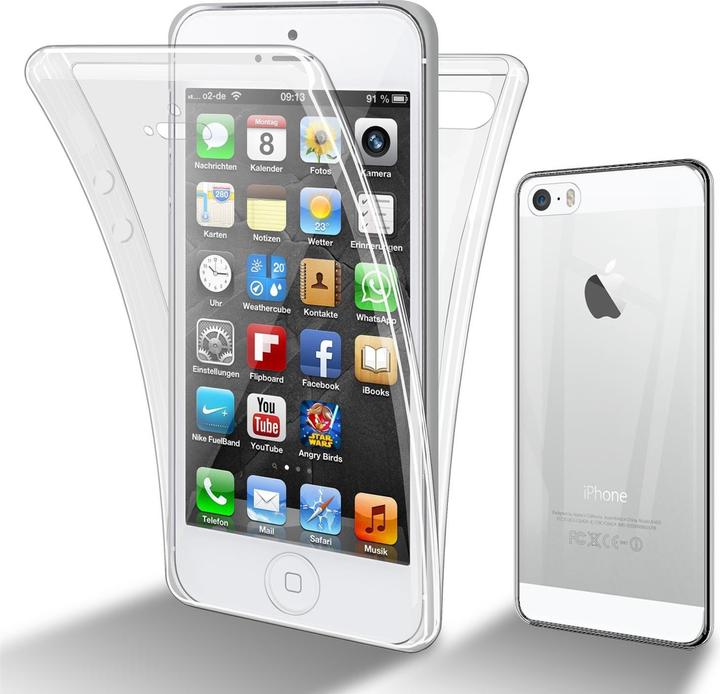 Produktbild Cadorabo TPU 360 Grad Case Cover (Apple iPhone 5)