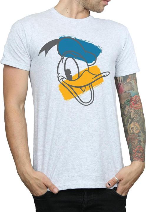 Actual product image Disney Mens Donald Duck Head T-Shirt (S)