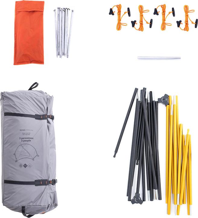 Image du produit Simond Trek 900 3P (Tente igloo, 2.70 kg, 3 personnes)