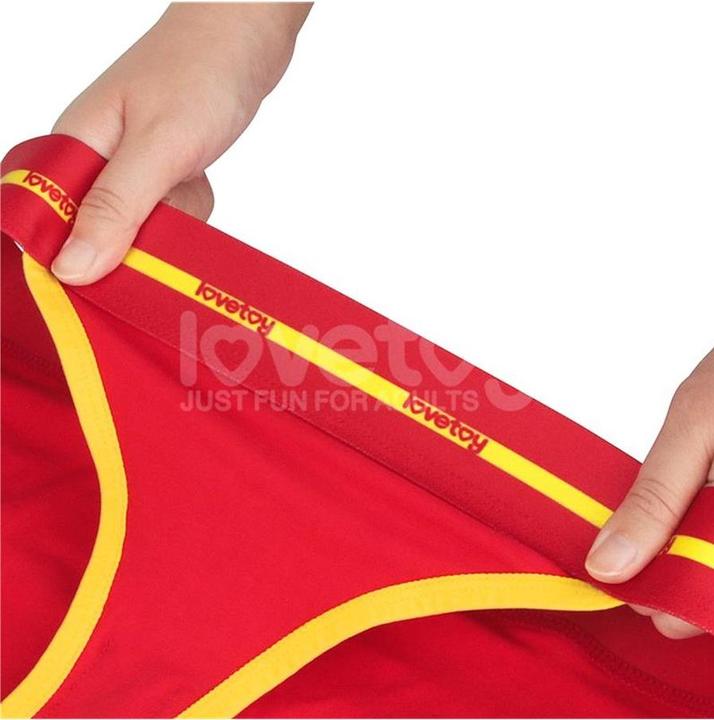 Produktbild Lovetoy Printed Vibrating Sexy Panties "Fuck Hard" (L, XL)
