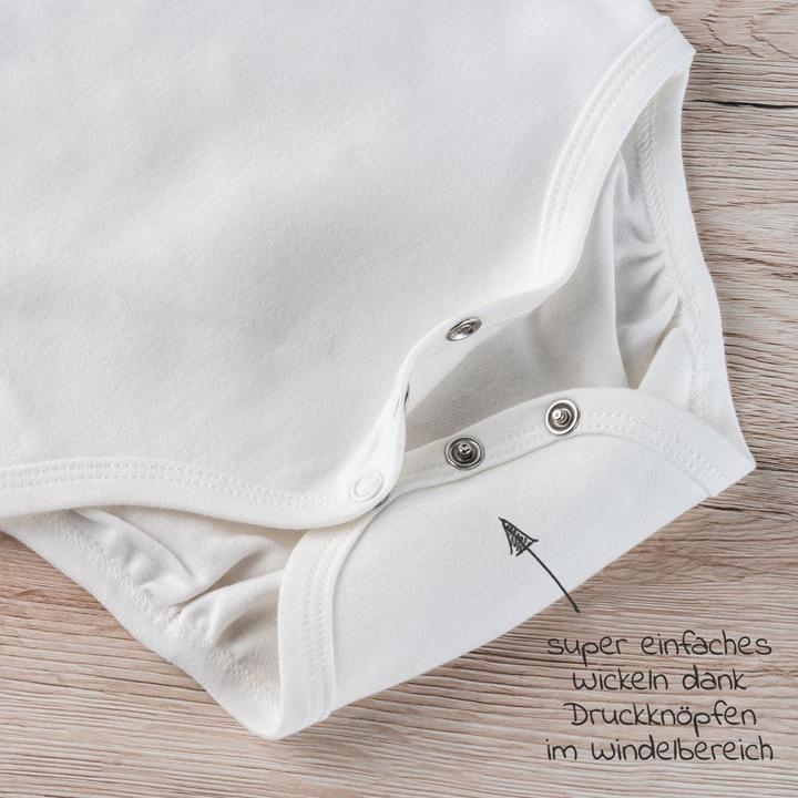 Produktbild La Loona LaLoona Baby-Bodys & Wickelbodys Baby Body Kurzarm OEKO-TEX® 6er Pack - Salbeigrün Grau (80)