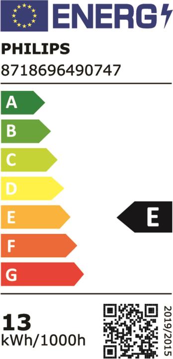 Energie-Label Philips CorePro (E27, 13 W, 1521 lm, 1 x, E)