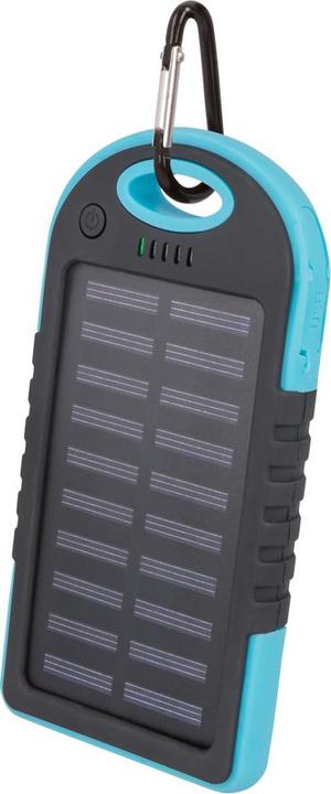Setty Powerbank TelForceOne Solar Power Bank 5000 Mah Mėlyna (5000 mAh)