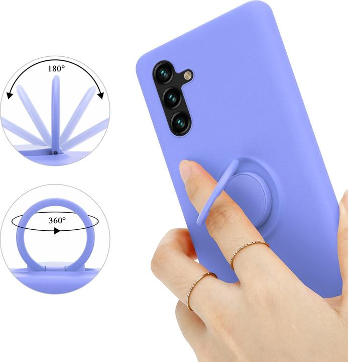 Actual product image Cadorabo TPU Liquid Ring Silicone Case Cover (Samsung Galaxy A13 5G)