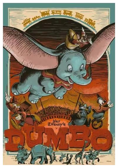 Actual product image Ravensburger Puzzle 12001042 - Dumbo - 300 pieces Disney jigsaw puzzle for adults and children 8+ (300 pieces)