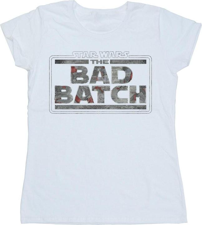 Immagine prodotto Star Wars The Bad Batch Texture Logo Maglietta Donna (L)