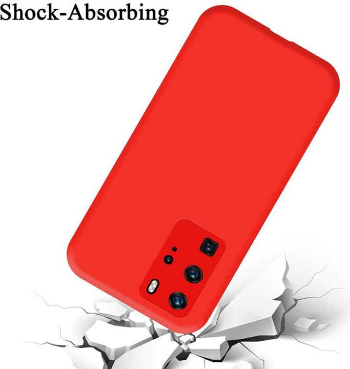 Actual product image Cadorabo TPU Liquid Silicone Case Cover (Huawei P40 Pro+)