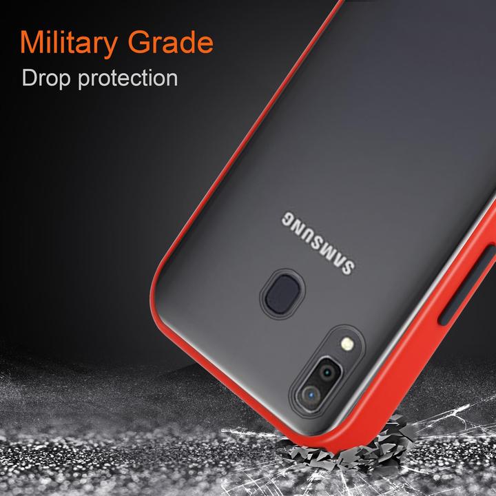 Productafbeelding Cadorabo Hybride matte hoes (TCL A30, Samsung Galaxy M10, Samsung Galaxy A20)