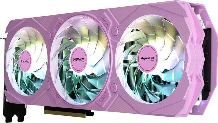 Actual product image KFA2 PCIe GeForce RTX™ 4070 Super EX GAMER Pink 1-Click OC 12GB GDDR6X 192-bit DP*3/HDMI DLSS 3 (12 GB)