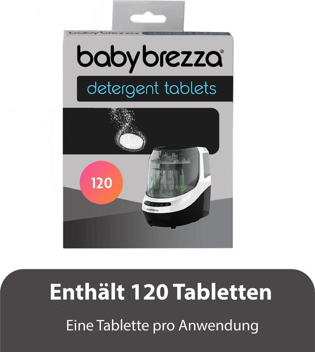 Baby Brezza Pastilles de nettoyage pour Bottle Washer Pro® 120 tabs
