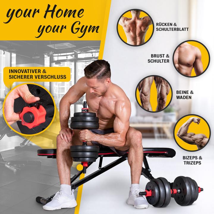 Actual product image Sportstech AH150 (8 x 1.25 kg)