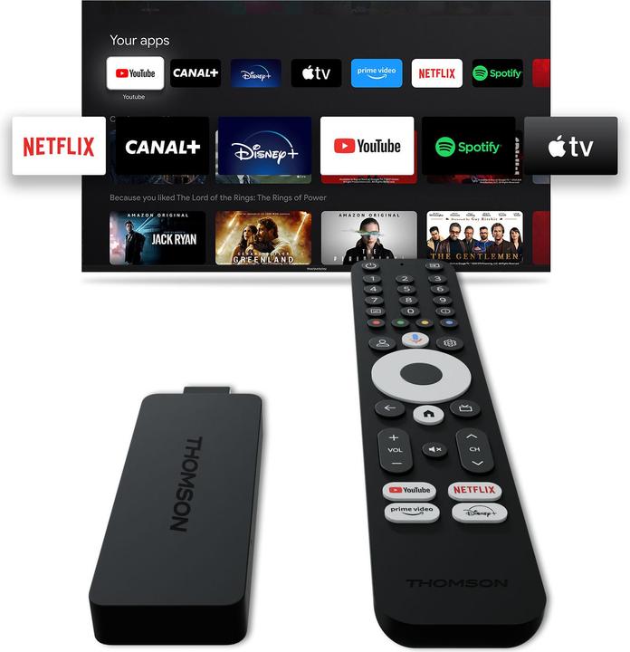 Immagine prodotto Thomson Chiavetta USB per lo streaming: Google TV 4K UHD (8 GB, iOS 12)