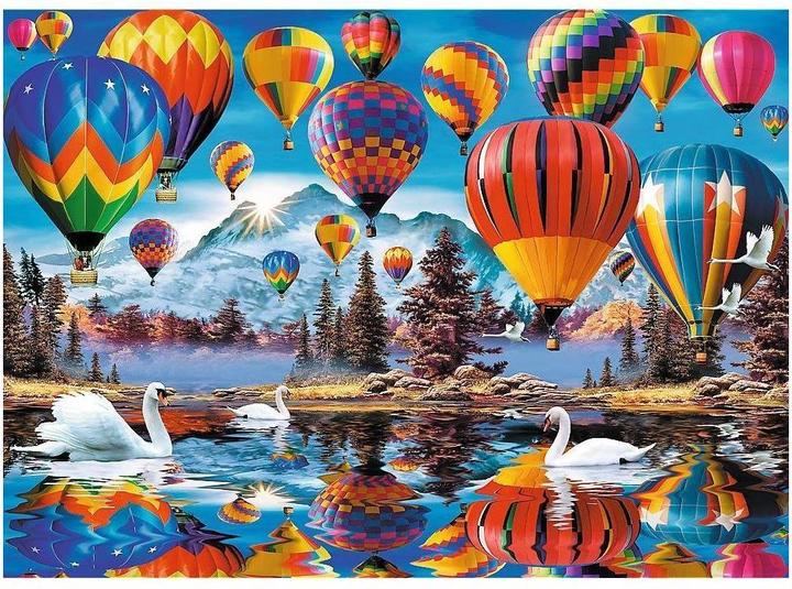 Actual product image Trefl Wooden puzzle 1000 pcs. - Colorful balloons (1000 pieces)