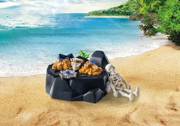 Produktbild Playmobil Starter Pack Pirat mit Ruderboot (71254, Playmobil Pirates)
