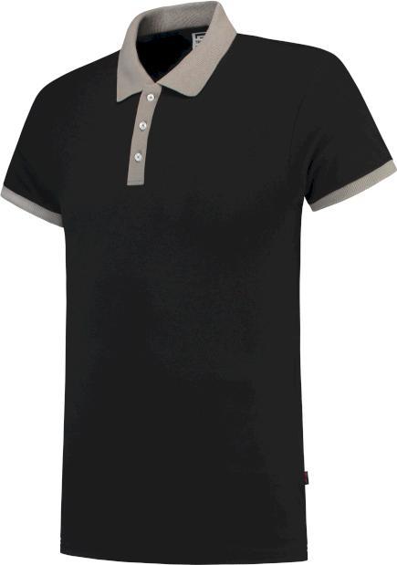 Produktbild Tricorp 201002BlackGreyXL Poloshirt Bicolor Slim Fit (XL)