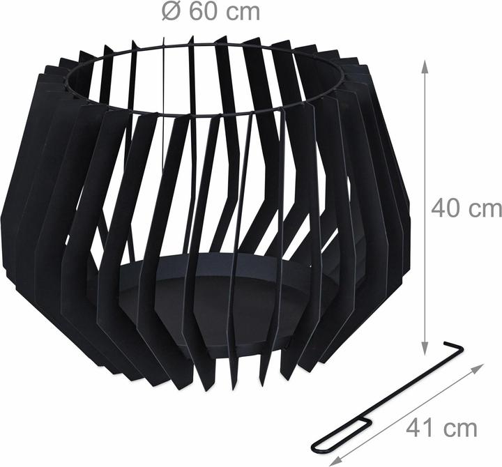 Actual product image Relaxdays Laundry basket shelf