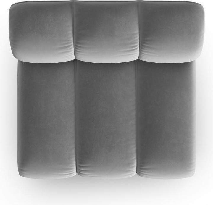 Actual product image Micadoni Velvet Modul Armless, "Lupine", 1 Seat, 92x95x70Made in Europe (2 person sofa, 3-seater, 4-seater)