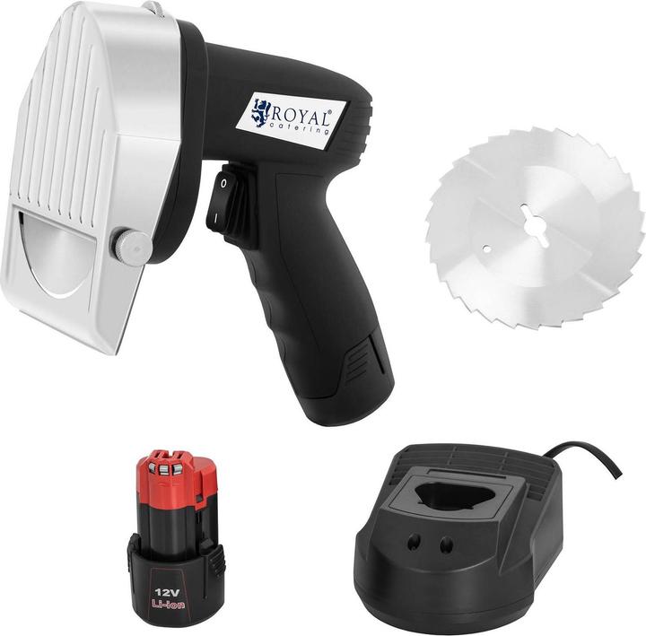 Actual product image Royal Catering Electric Kebab Slicer - 3,000 rpm - 60 kg/hr - battery powered