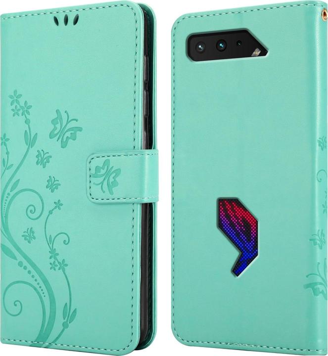 Actual product image Cadorabo Case Flower Book (Asus ROG Phone 5)