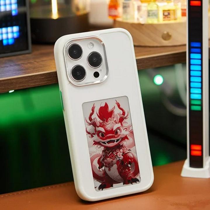 Image du produit PhoneLook Coque E-Ink Display DIY avec technologie NFC pour photo personnalisée (Apple iPhone 15 Pro)