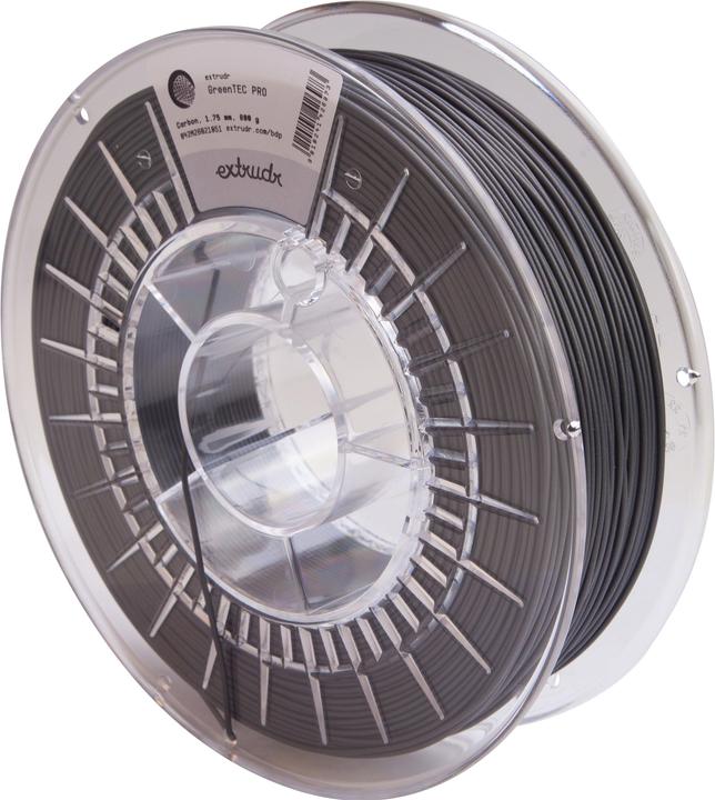Extrudr Greentec Pro Carbon - 1.75mm (Carbon, 1.75 mm, 800 g, Grau)