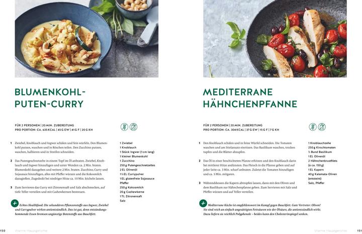 Produktbild Meine 80 besten Rezepte gegen Bauchfett (Deutsch, Matthias Riedl, 2023)