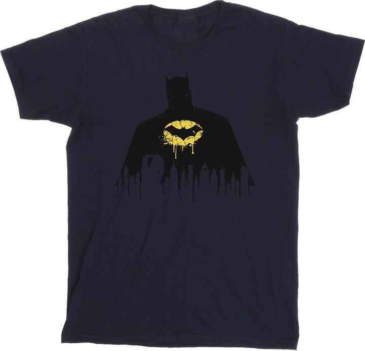 Actual product image Mens Batman Shadow Paint T-Shirt (L)